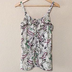 LC Lauren Conrad Multicolor Print Tank Top, Sz XS